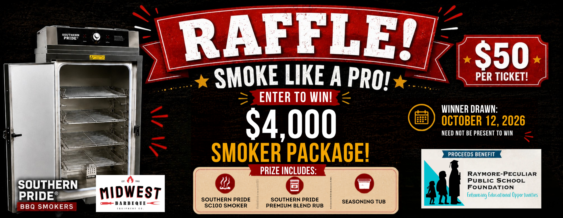 2026 Smoker Raffle